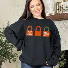 Malachitee "The Life of a Showgirl Lock" Taylor Swift Sweatshirt Showgirl for Fan