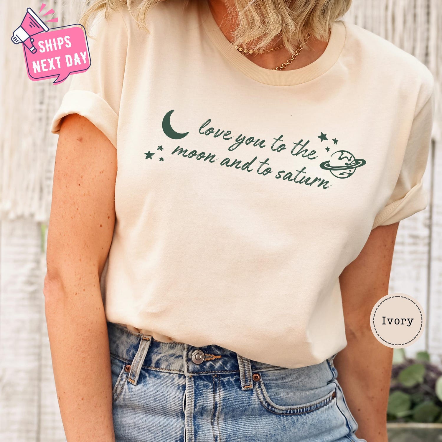 Malachitee "Love You to the Moon and to Saturn" Taylor Swift Shirt