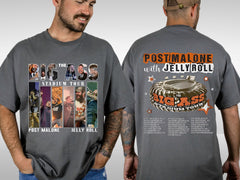 Malachitee "Jelly Roll Posty" Post Malone T-Shirt 2 Sided