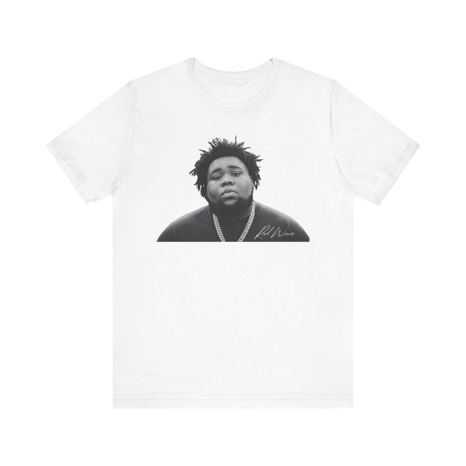 Malachitee "Rod Wave Portrait" Rod Wave Hiphop Tee 2024 Hip Hop Fan