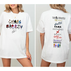 Malachitee "Deluxe 11:11 Shirt V1" Chris Brown Album 2sided Shirt