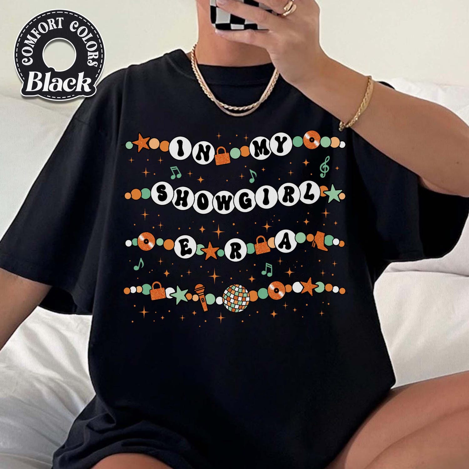 Malachitee "Friendship Bracelet Showgirl" Taylor Swift T-Shirt