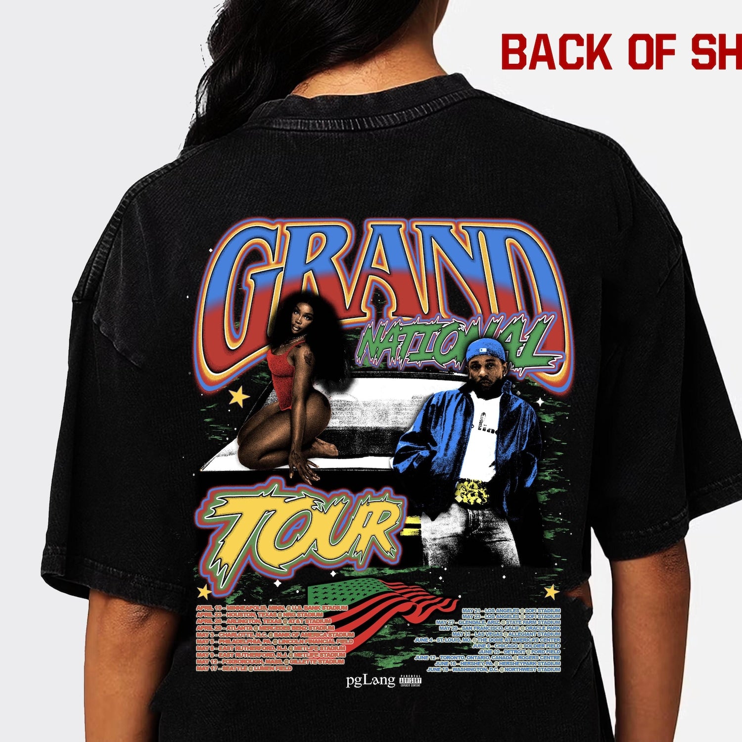 Malachitee "Kendrick and SZA Concert" Kendrick & SZA Shirt