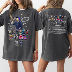 Malachitee "Breezy Bowl XX Tour" Chris Brown2 Sided Tee