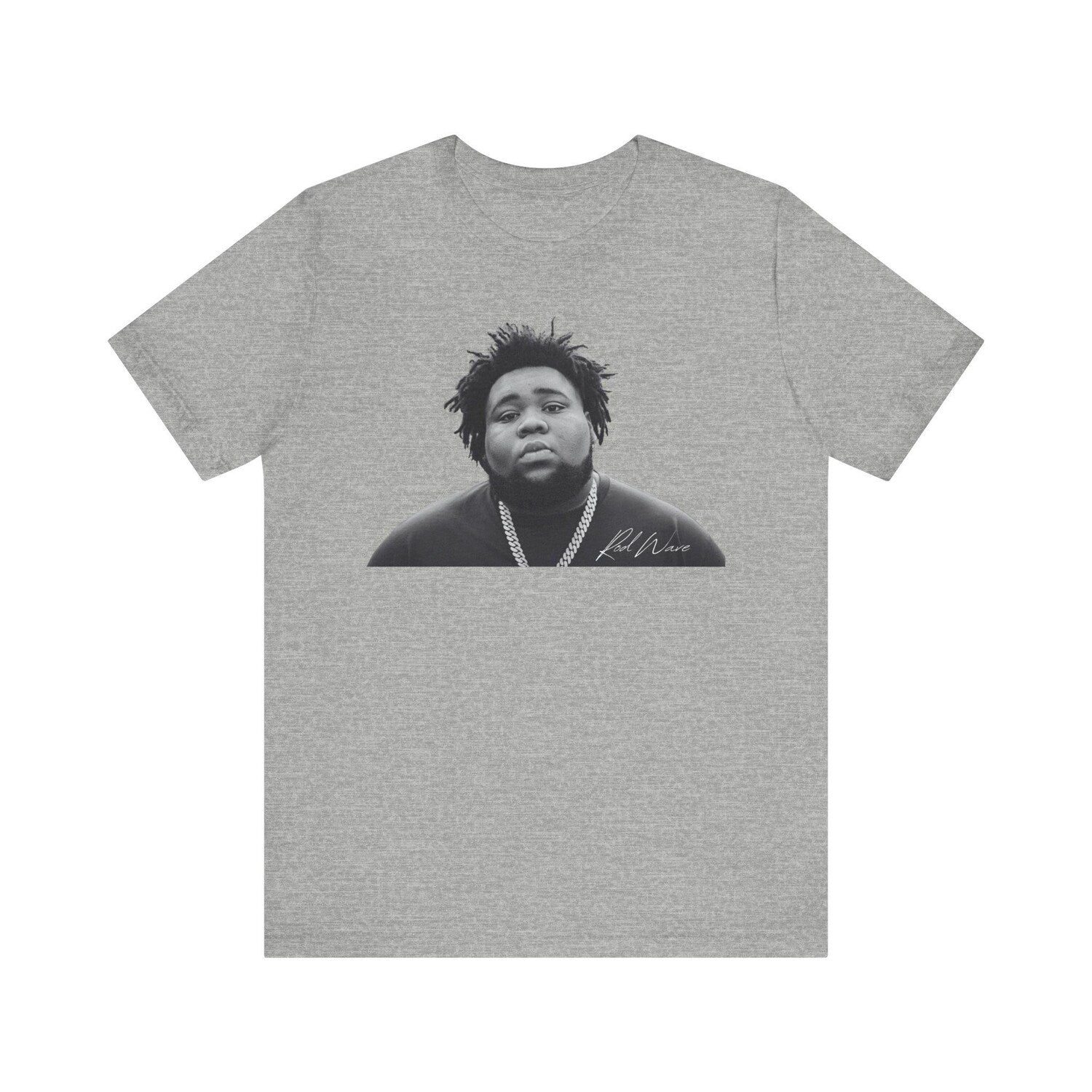 Malachitee "Rod Wave Portrait" Rod Wave Hiphop Tee 2024 Hip Hop Fan