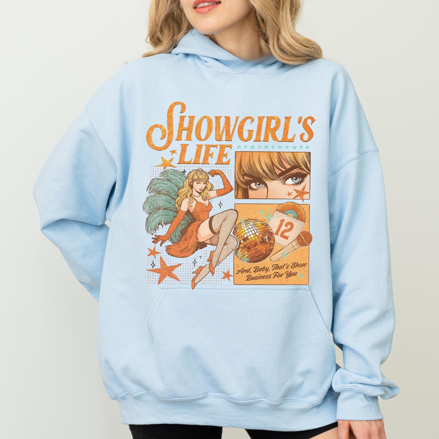 Malachitee The Life Of A Showgirl New Album" Taylor Swift Sweatshirt 2 sides